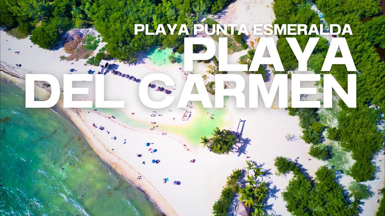 🇲🇽 Playa Punta Esmeralda (This white sandy beach has its own freshwater cenote)