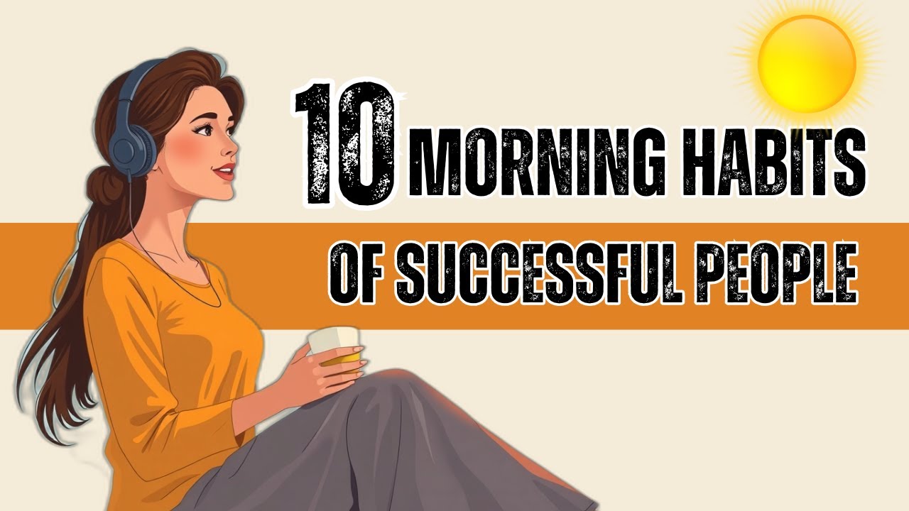 10 Morning Habits of Successful People | English Podcast for Easy Learning | Learn English Quickly