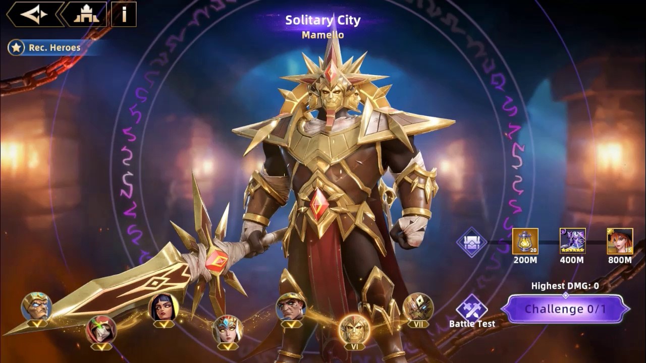 Infinite MagicRaid - Demon Conquest - Solitary City - Boss Mamello