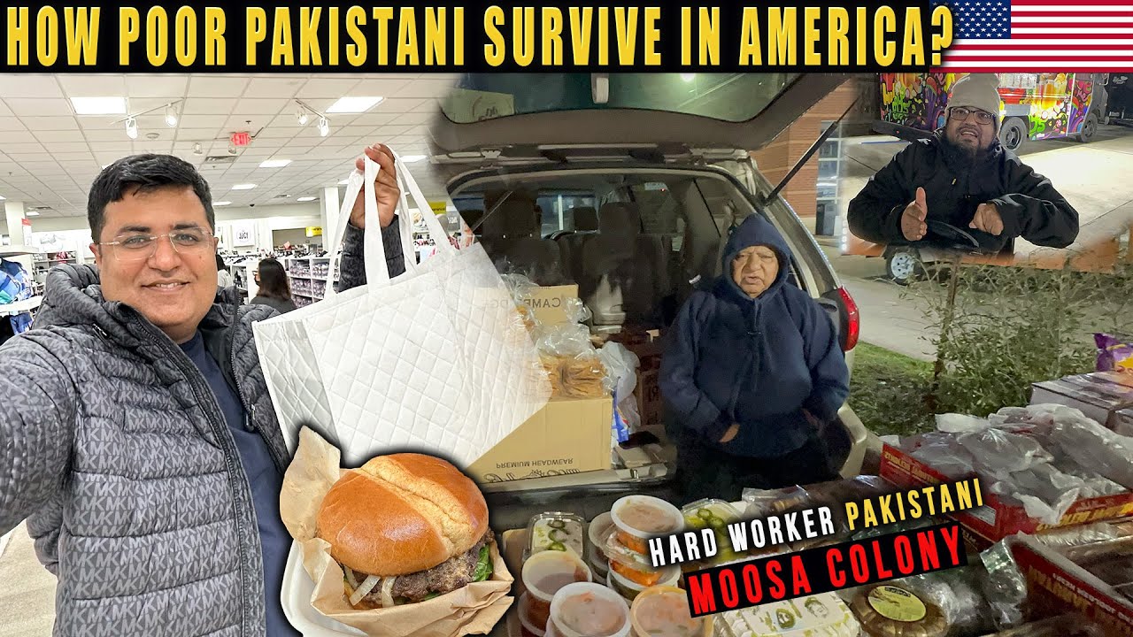 Poverty In The USA 🇺🇸| How Poor Pakistani Survive? 🇵🇰| Moosa Colony Food Street 🍔