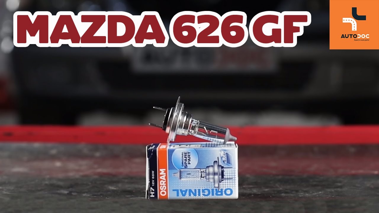 Como trocar lâmpada de farol Mazda 626 GF TUTORIAL | AUTODOC