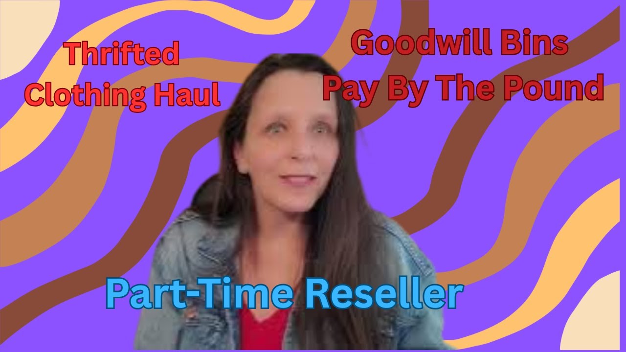 Goodwill Outlet Thrift Haul For Reselling On E-Bay