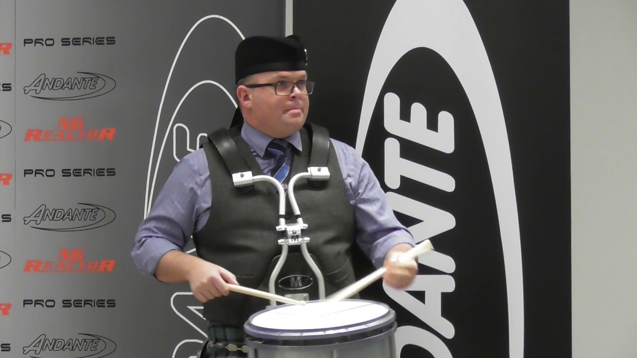 world solo drumming championships 2018 MSR Final Steven McWhirter
