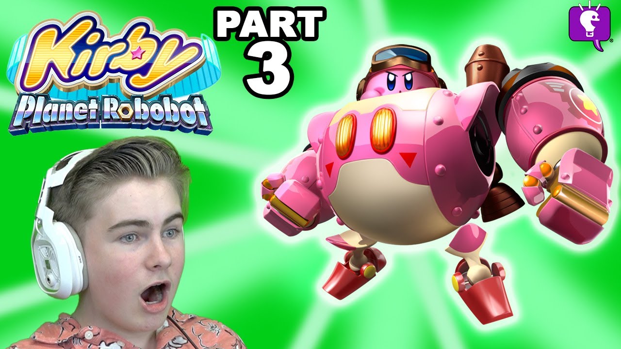 Kirby Planet Robobot Part 3 on 3DS  ( HobbyFamilyTV )