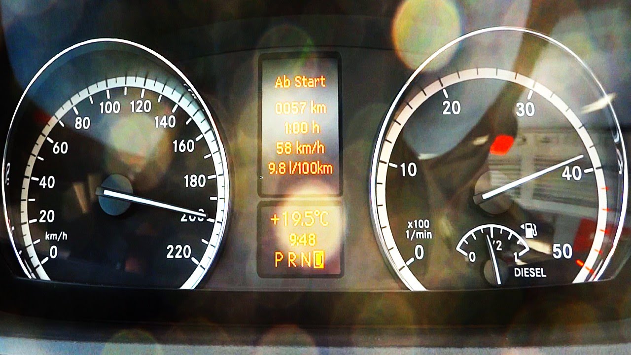 Mercedes Vito V6 250hp Acceleration 0-100 0-200