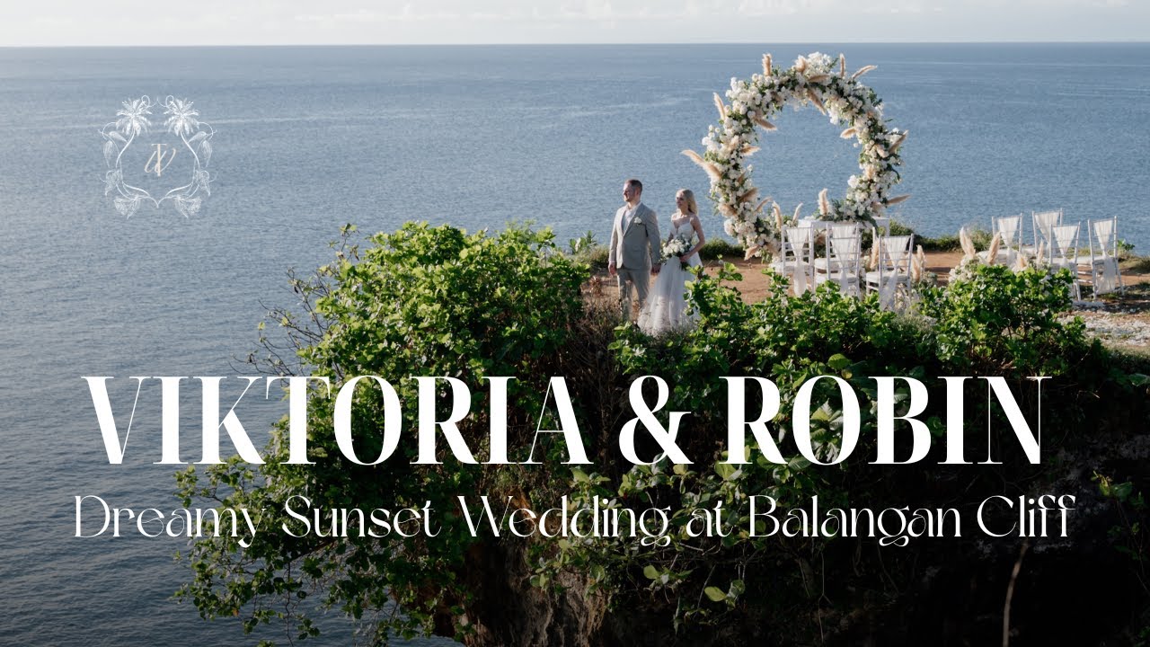 Highlight Viktoria & Robin Wedding - Dreamy Sunset Wedding at Balangan Cliff