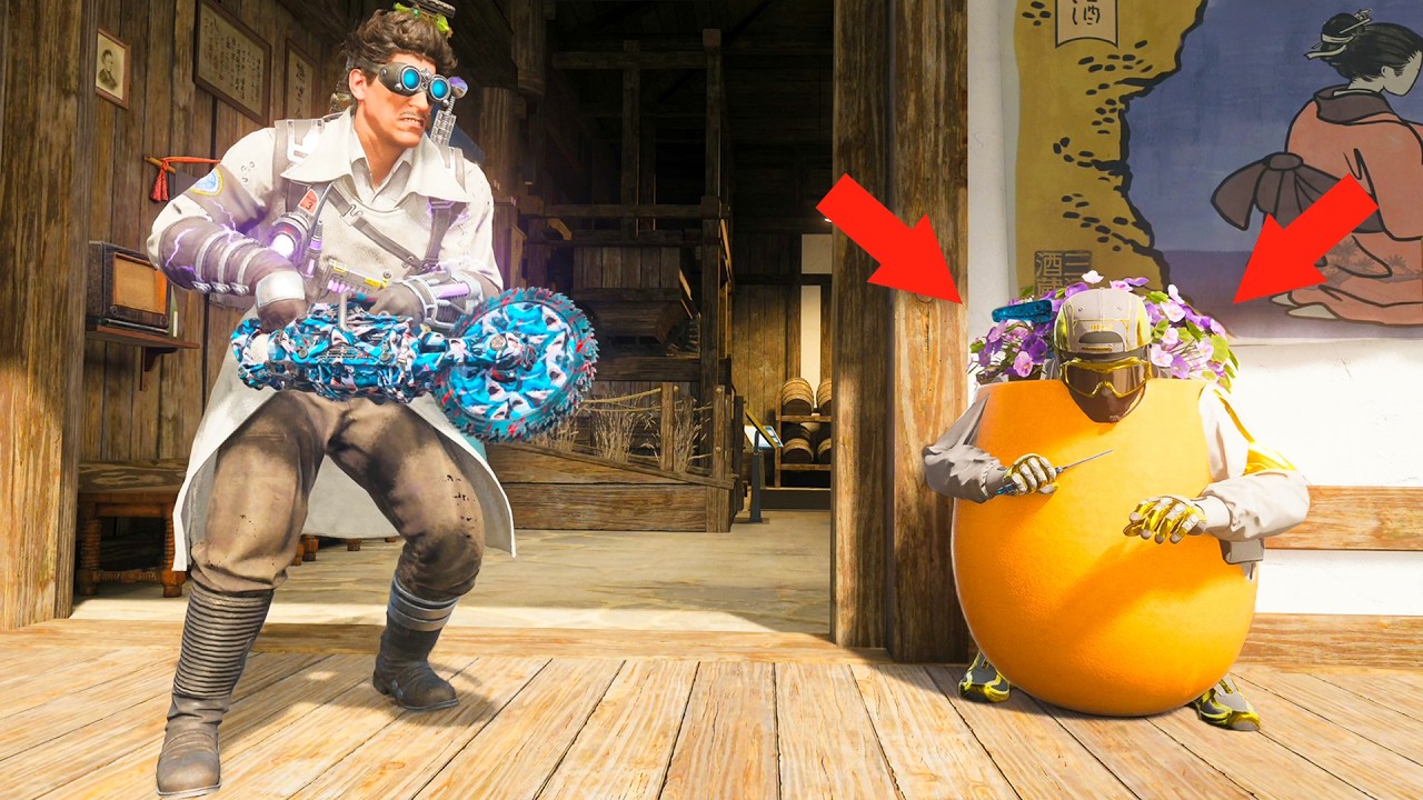 HE GOT STUCK INSIDE THIS GLITCHED OUT PLANT POT ON BLACK OPS 7?!?!