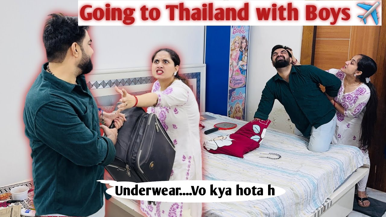Going to Thailand with Boys ✈️ Prank on wife | Again Gone Extremely Wrong👹