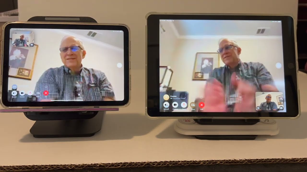 Использование FaceTime SharePlay на iPadOS 18 для удаленной помощи с управлением iPad члена семьи