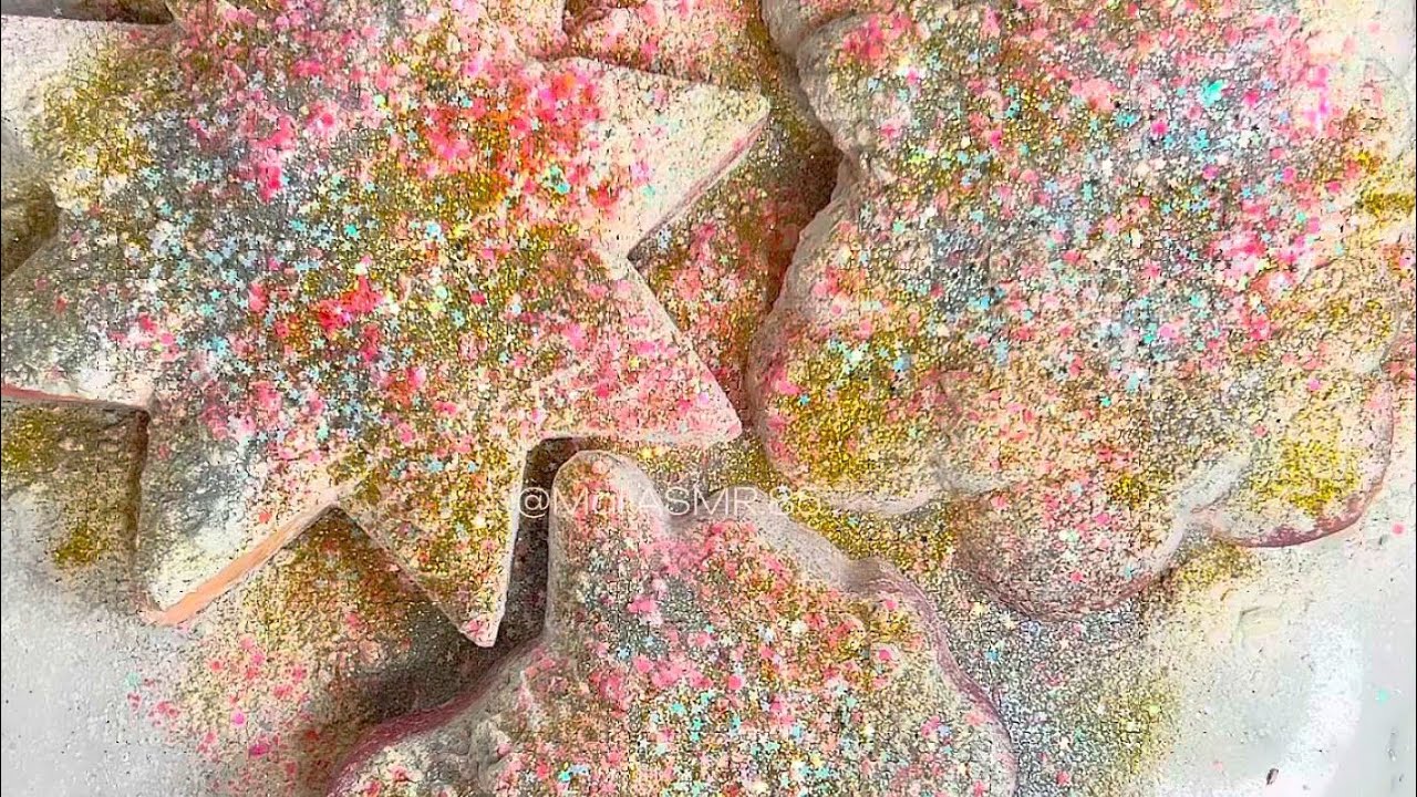 Loud squeaky crumbles | cornstarch on soft reforms | 6 days of squeak- 5