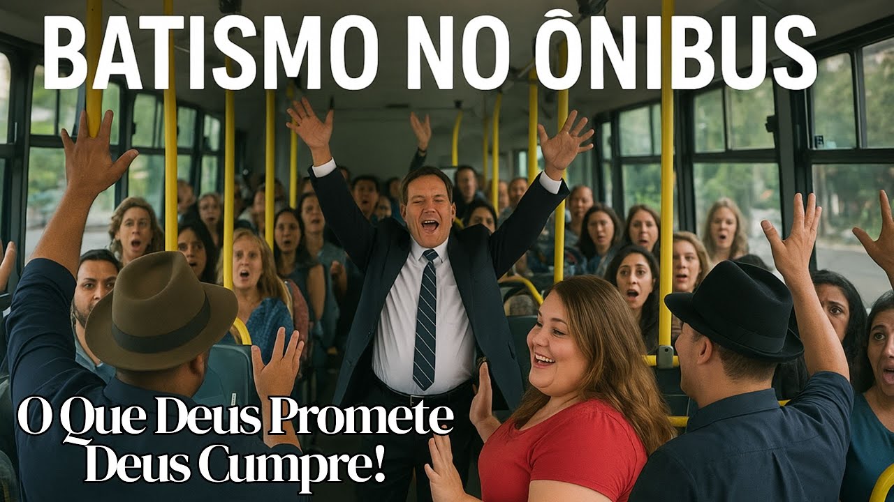 🚍Batismo no Ônibus🔥| Forró Gospel | Fogo e Glória     #pentecostal  #sucesso