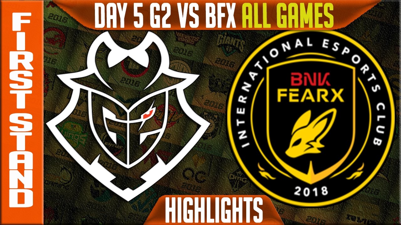 G2 vs BFX Highlights ALL GAMES | First Stand 2026 International Tournament Day 5 | G2 Esports vs BNK
