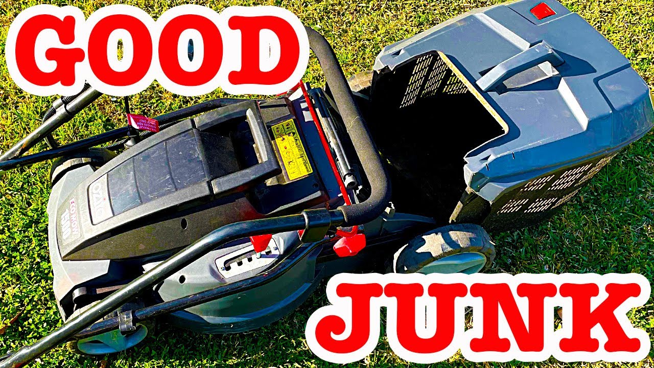 Ozito 1500W Award Winning Electric Lawn Mower Best Free Junk Treasure Ever Found