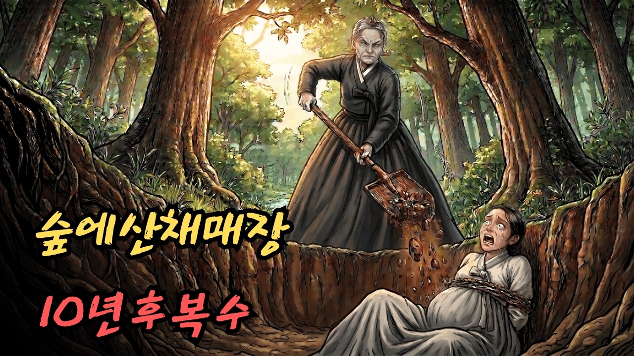 시어머니가 임신한 며느리를 숲에 산 채로 묻어버렸고, 10년 후 며느리는 복수를 위해 돌아왔다. |민담 |전설 |설화 |옛날이야기 |오디오북