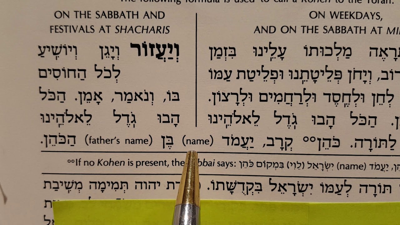 How to be a synagogue GABBAI -  part 1