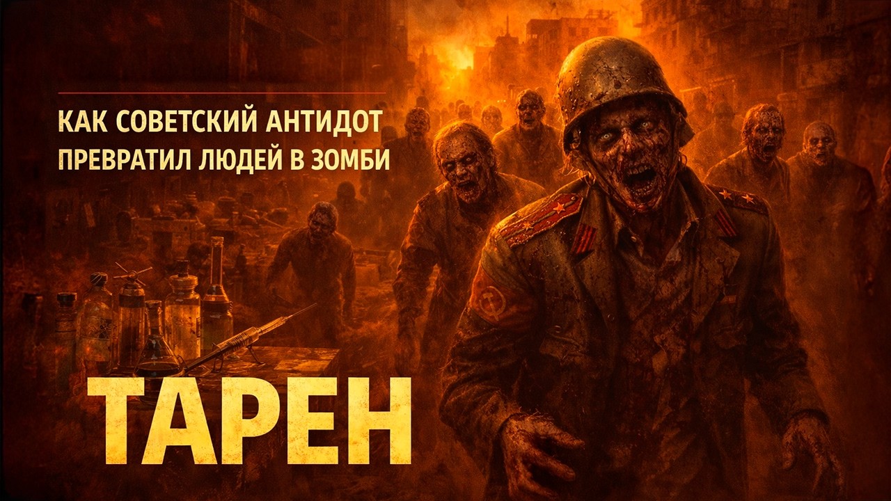 Полная история Тарена: как советский антидот превратил людей в зомби | История для сна