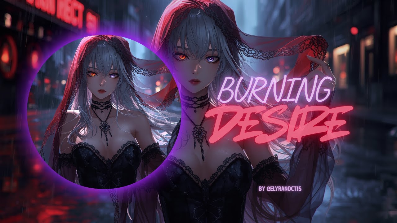 What Burns Behind Elyra’s Crimson Veil? 💜