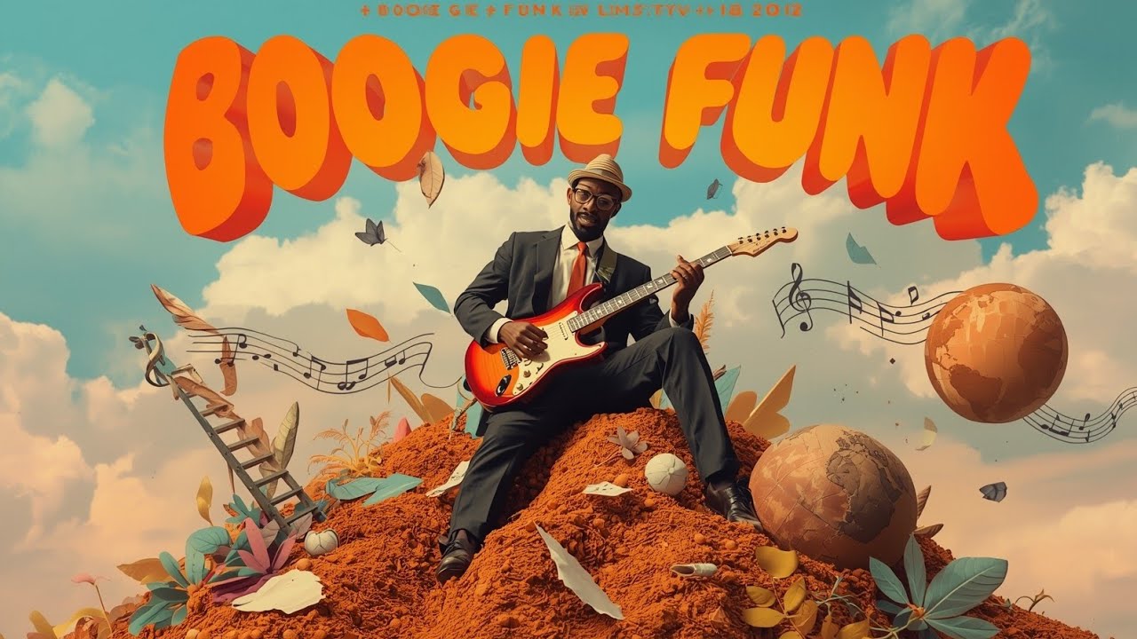 Funky American Boogie Instrumental 🎧 | Sunset Drive & Good Vibes (1970s Style)