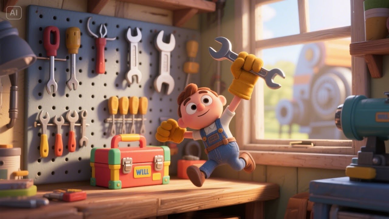 Tiny Tools and Big Machines | Construction Adventure Song for Kids | Fun Building Rhyme