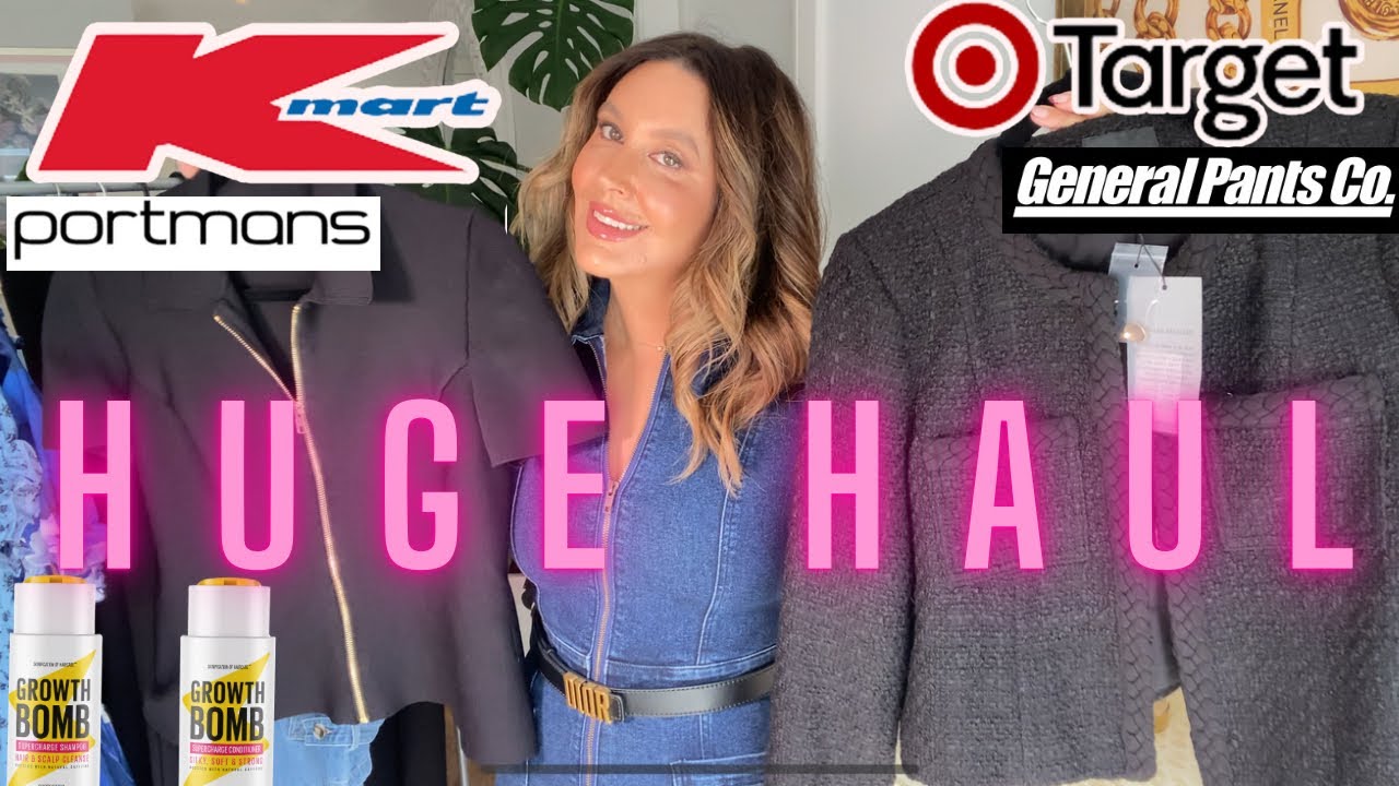 Outfit Ideas For The Everyday Woman | KMART, PORTMANS, TARGET Haul | GROWTH BOMB REVIEW