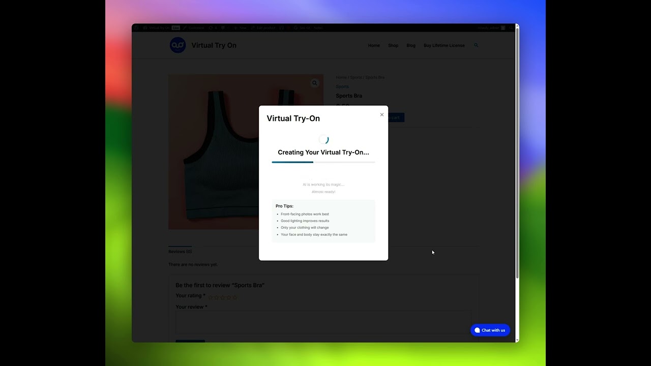 Product Virtual Try On Showroom for WooCommerce (Powered by Nano AI Technology)