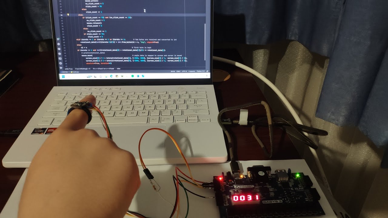 Bilkent EEE102 Project - Finger Tracking Ring (Best Project Award) - Kaan Ermertcan