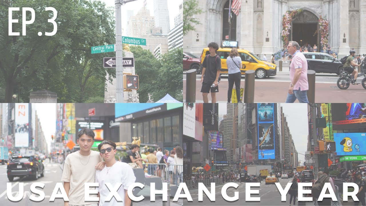 美國高中交換學生 EP.3｜紐約市中心｜Times Square｜留學VLOG｜提米Timmy