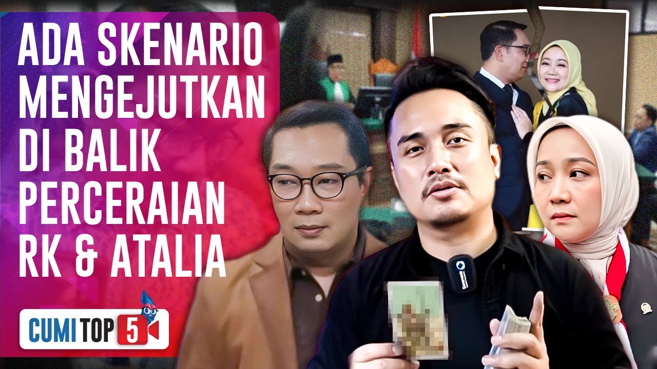GEGER! 5 Prediksi Denny Darko Terkait Nasib Ridwan Kamil & Atalia Praratya Usai Cerai | CUMI TOP V