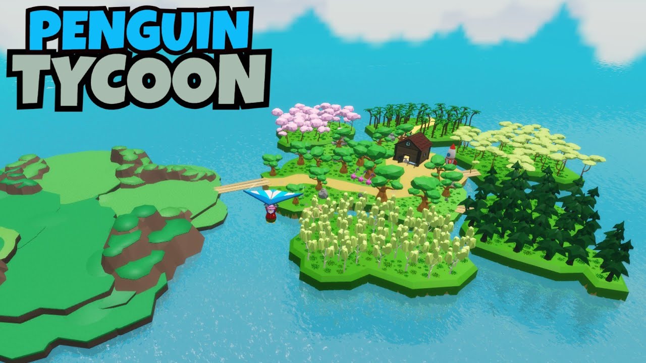Penguin Tycoon 🐧, UPDATE! 🚀 Rocket! ALL FOUND 9 Or Woodcutting World in Roblox