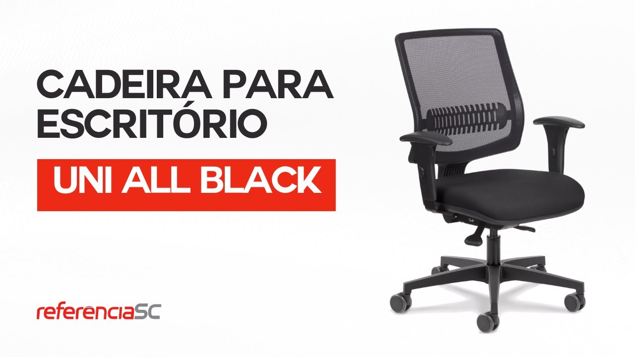 Cadeira Uni All Black - FlexForm