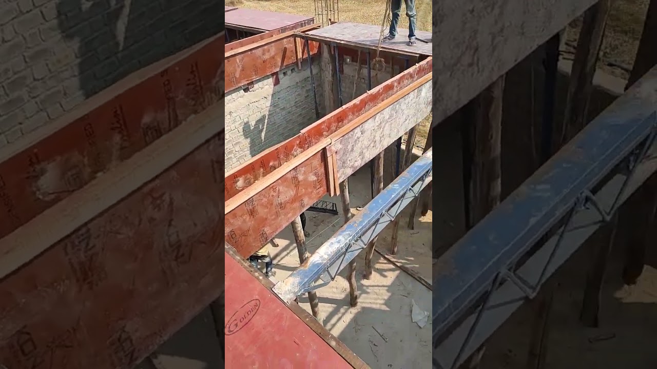 shuttering of  slab by use of span & propjack#shorts