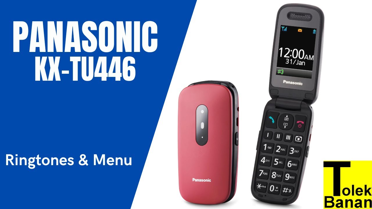 Panasonic KX-TU446 - Unboxing / Menu & Ringtones / Dzwonki - Classic Phone