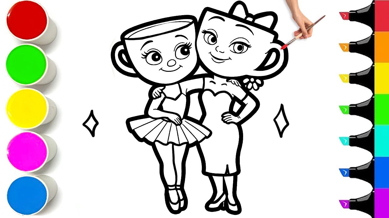 How To Draw Italian Brainrot Ballerina Cappuccina Close Friend Couple | Easy Step By Step Tutorial