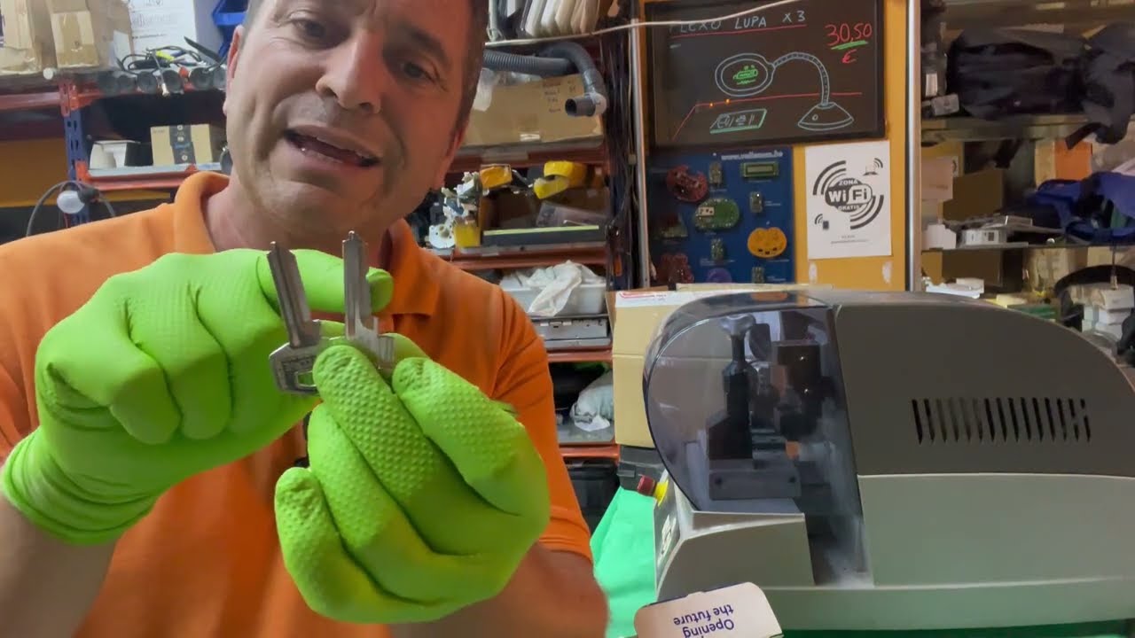 Leonardo silca spa copiadora de llaves automática no copia las llaves por culpa del sensor laser