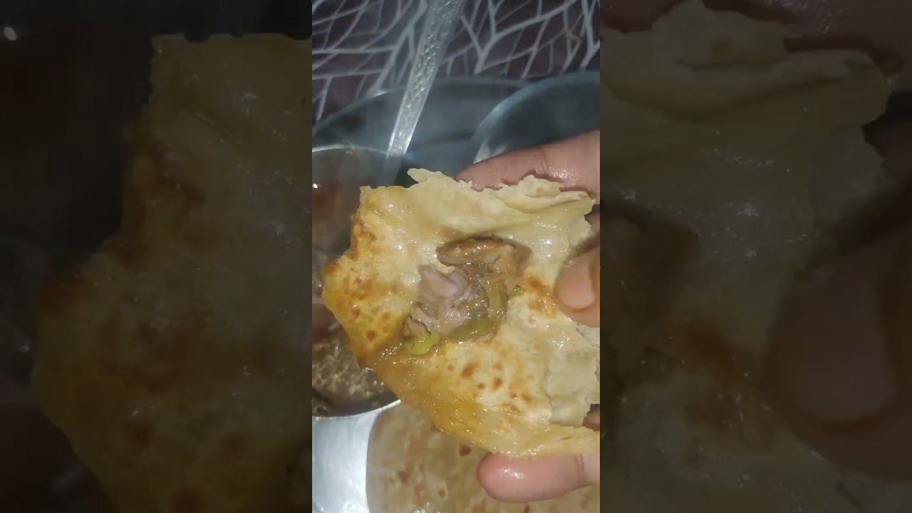 Mutton Paratha Love 😍🔥Crispy paratha + spicy mutton = perfect combo 🤤