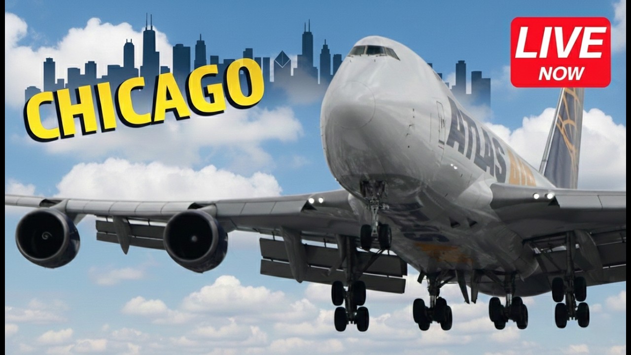 🔴 LIVE: ACTION-PACKED DAY at O&rsquo;Hare ✈️ | Plane Spotting, Chicago O&rsquo;Hare, Live Aviation
