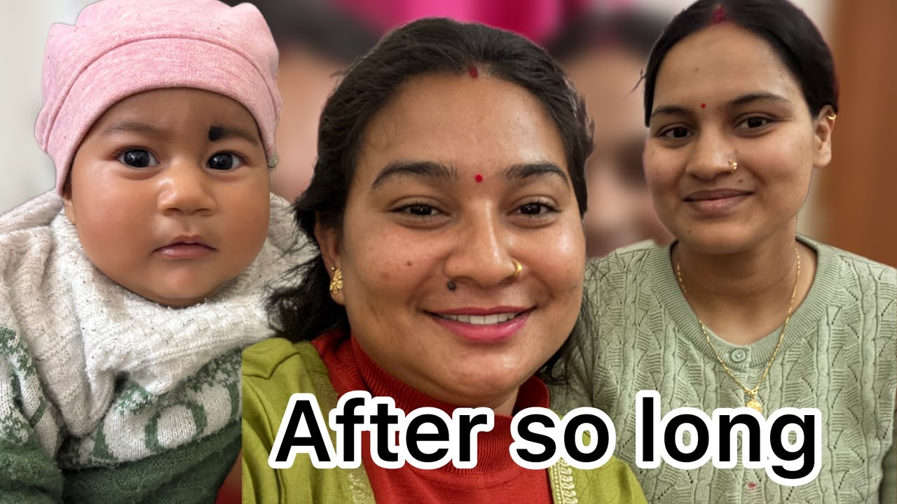 बहुत समय बाद दोस्त से मुलाक़ात 🫶 नेहा से मुलाक़ात और बेबी से पहली झलक