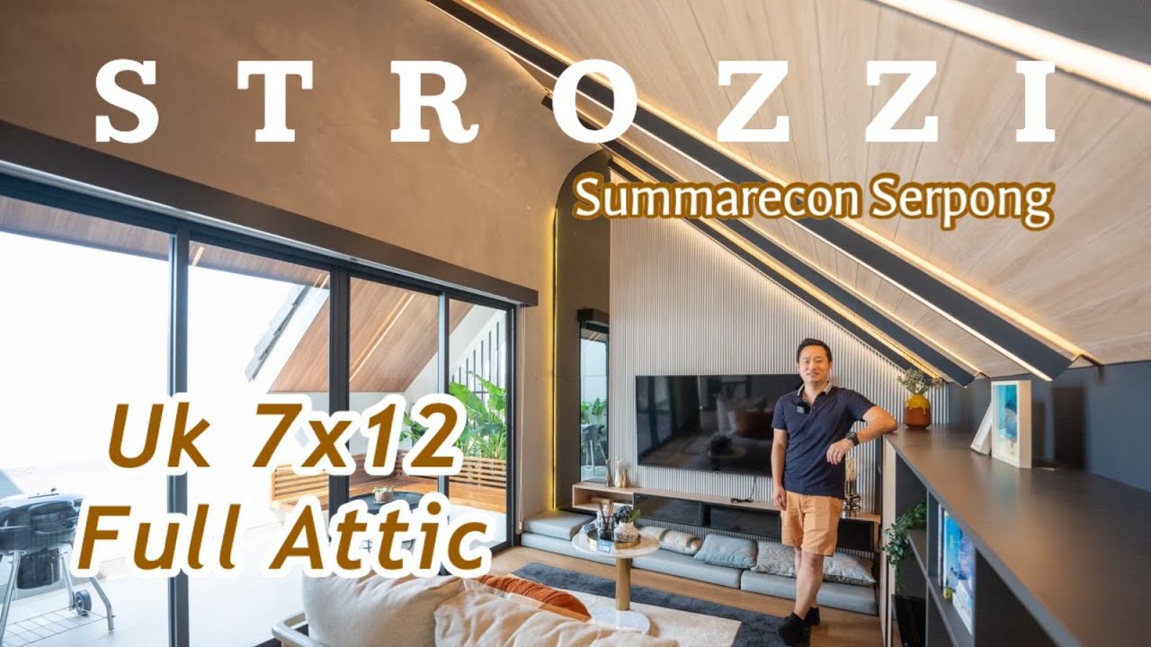 HOUSE IN GADING SERPONG WITH FULL ATTIC FOR ONLY 2.4M AN‼️ | STROZZI SUMMARECON SERPONG TYPE 7X12...