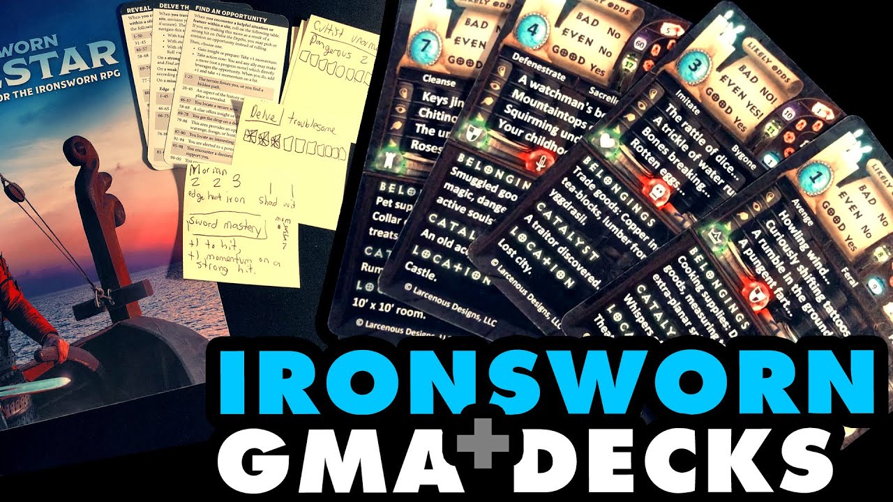 Ironsworn with The GameMaster's Apprentice: Fantasy Deck - Solo Play!