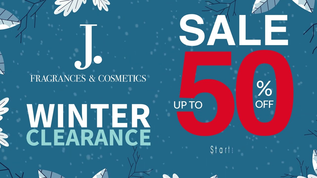 J. Fragrances & Cosmetics | Winter Clearance Sale 