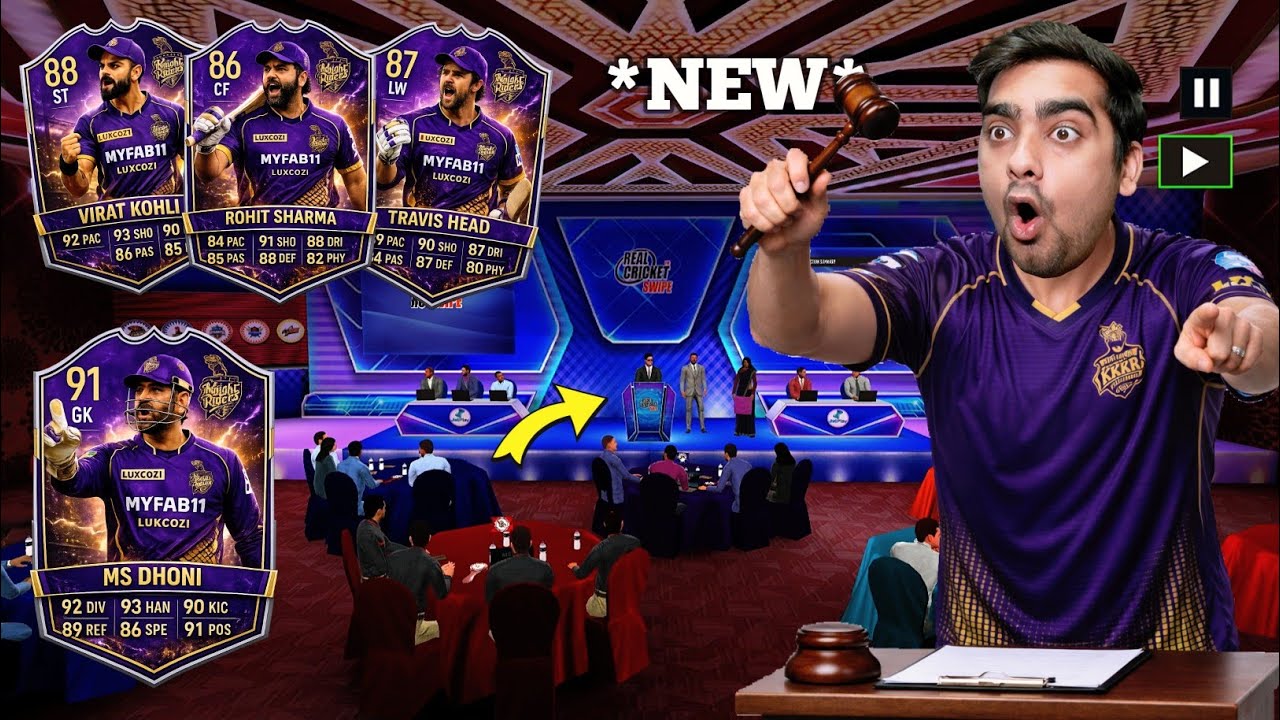 ₹200 Crores IPL Auction 2026 With KKR In RC Swipe (New Update)