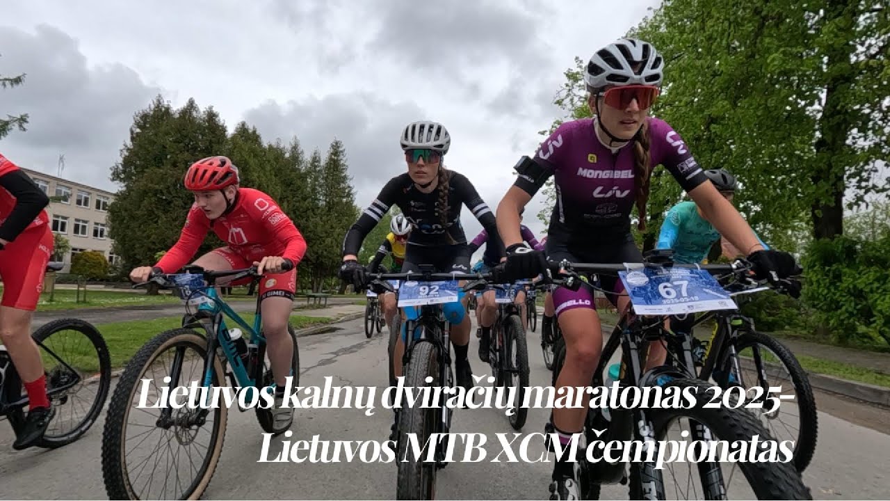 Viltė Kriaučiūnaitė su GoPro Lietuvos kalnų dviračių maratonas 2025-Lietuvos MTB XCM čempionatas