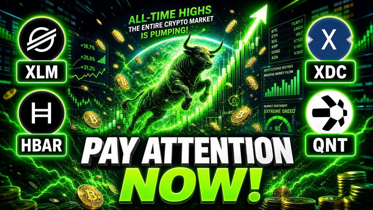 If You Own XLM, HBAR, XDC Or QNT&hellip; Pay Attention Now
