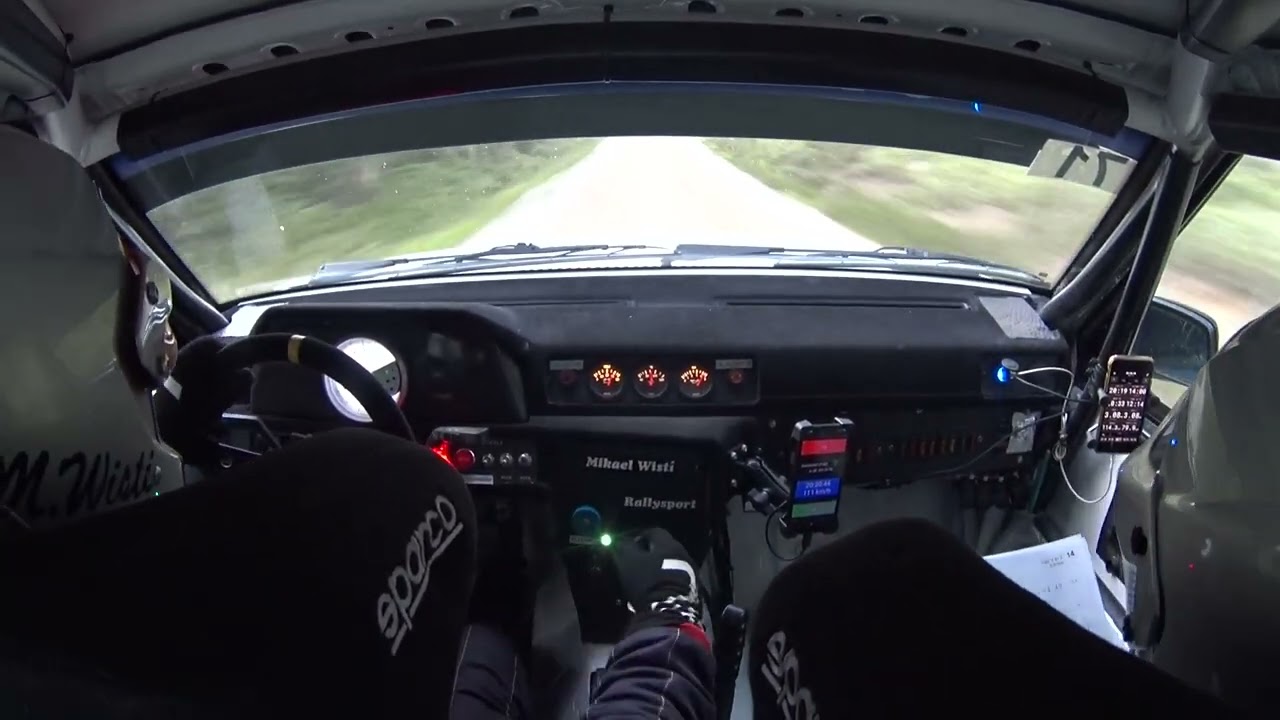 SM Rally Nattkröken 2022 ss3 Mikael Wisti & Hugo Carlberg