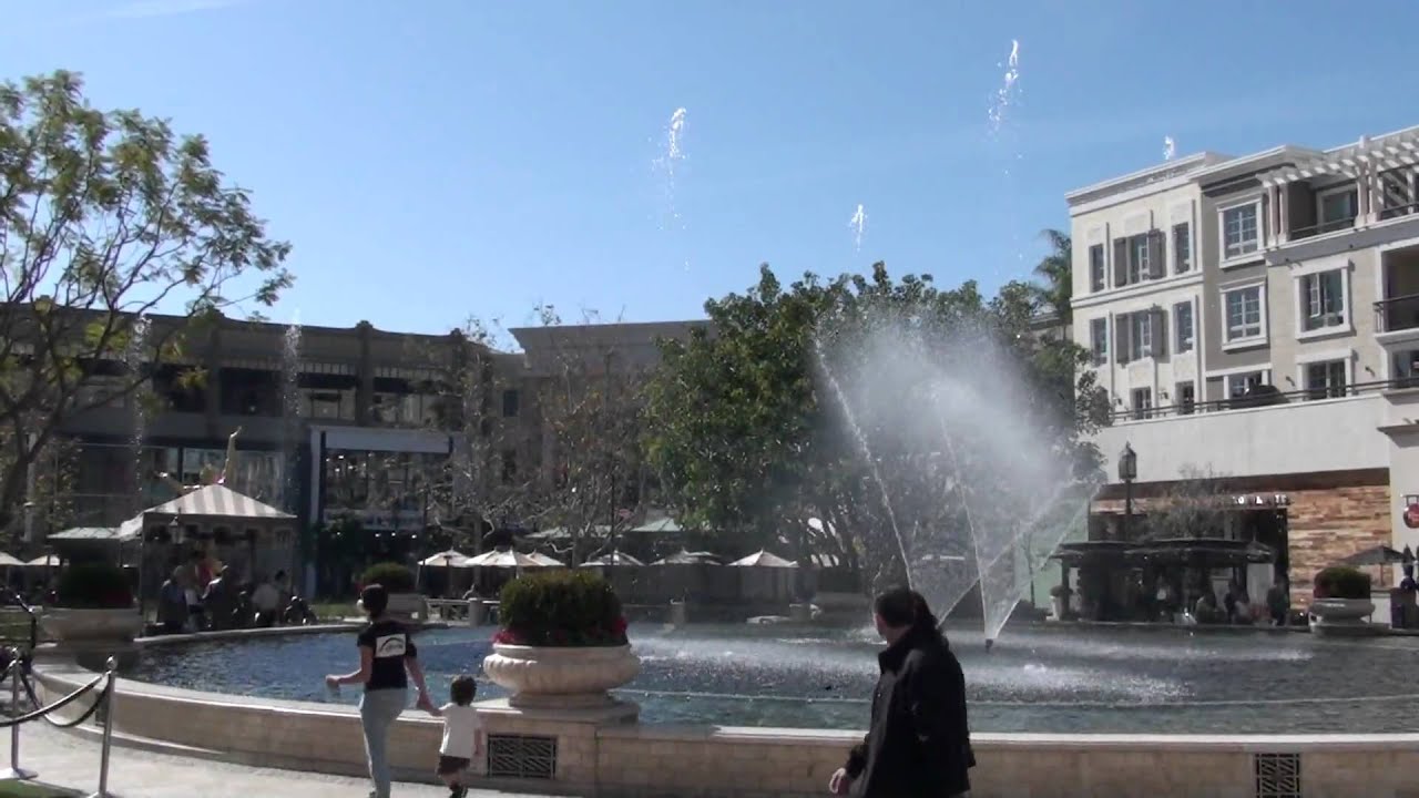 Fountain show at The Grove, L.A.