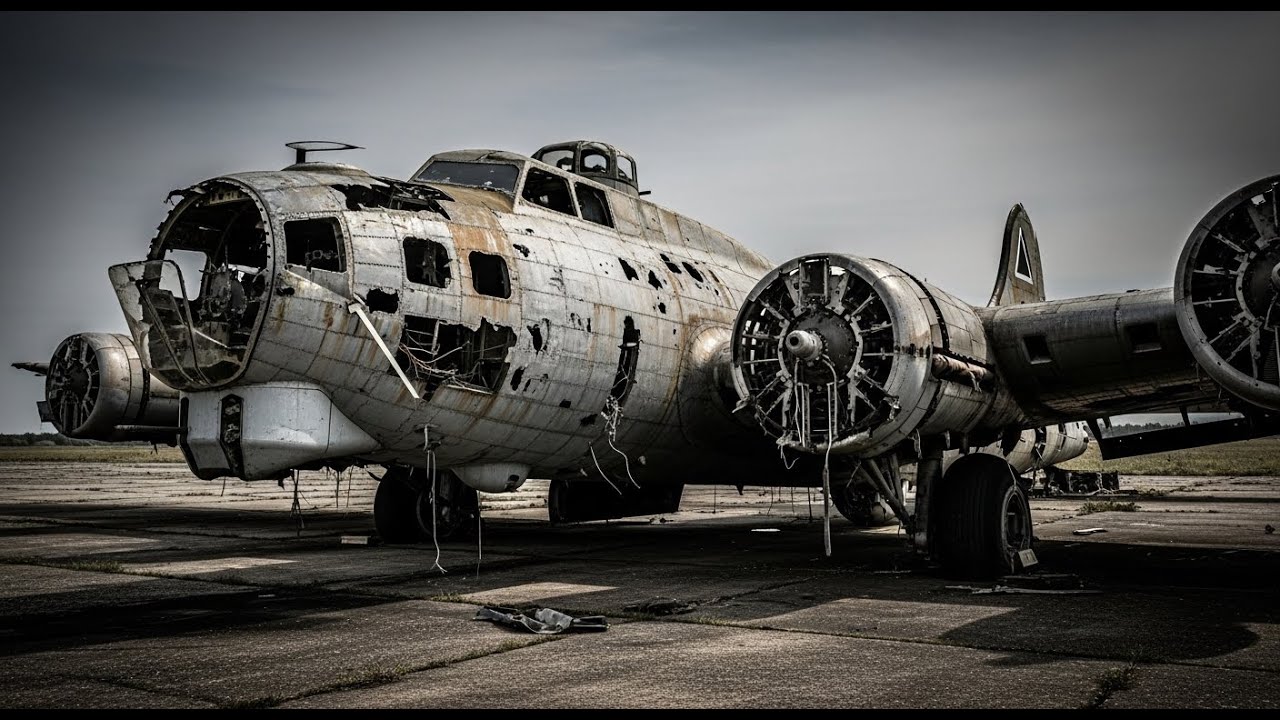 FULLY Restoration of Abandoned WW2 B-17 FLYING FORTRESS | Restoring FORGOTTEN Heavy Bomber,