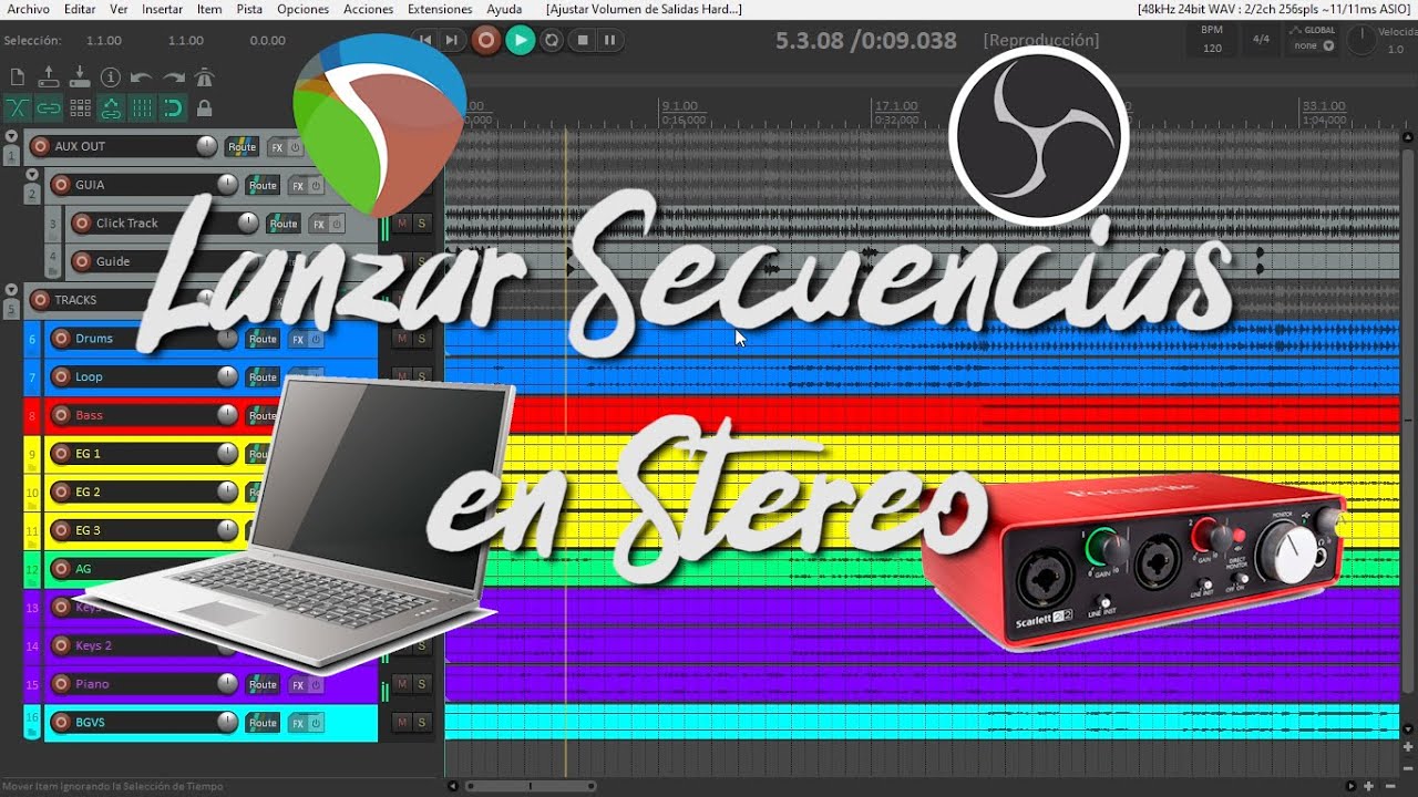 Lanzar Secuencias en Stereo