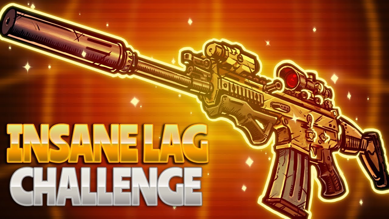 INSANE LAG CHALLENGE! (Fortnite Battle Royale) | rhinoCRUNCH