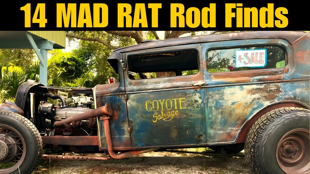 14 INSANE RAT Rods for Sale!! GAS, RUST & ANARCHY on Wheels!!