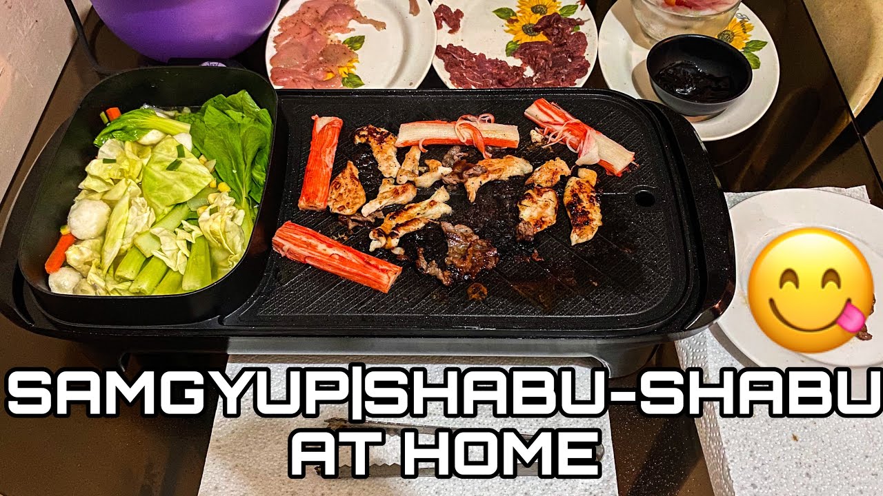 LAZADA | 2in1 ELECTRIC GRILL PAN FOR SAMGYUP SHABU-SHABU
